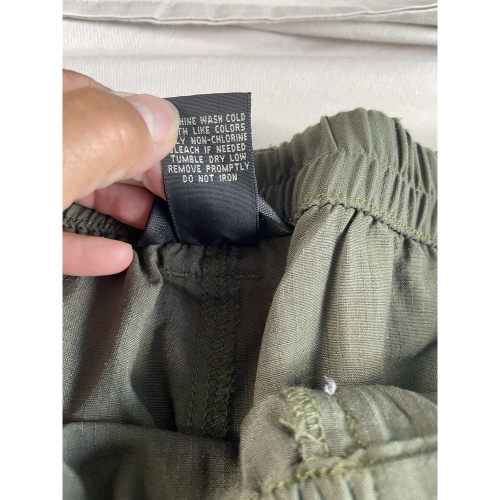LL Bean Pants Men's LG Hiking Outdoor Utility Lightweight Belt Green Convertible - Picture 5 of 11